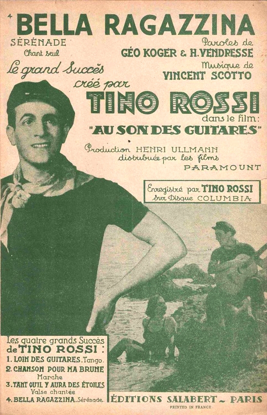 Tino Rossi - Tarentelle / Écoutez Les Mandolines Tino Rossi - Tarentelle / Écoutez Les Mandolines